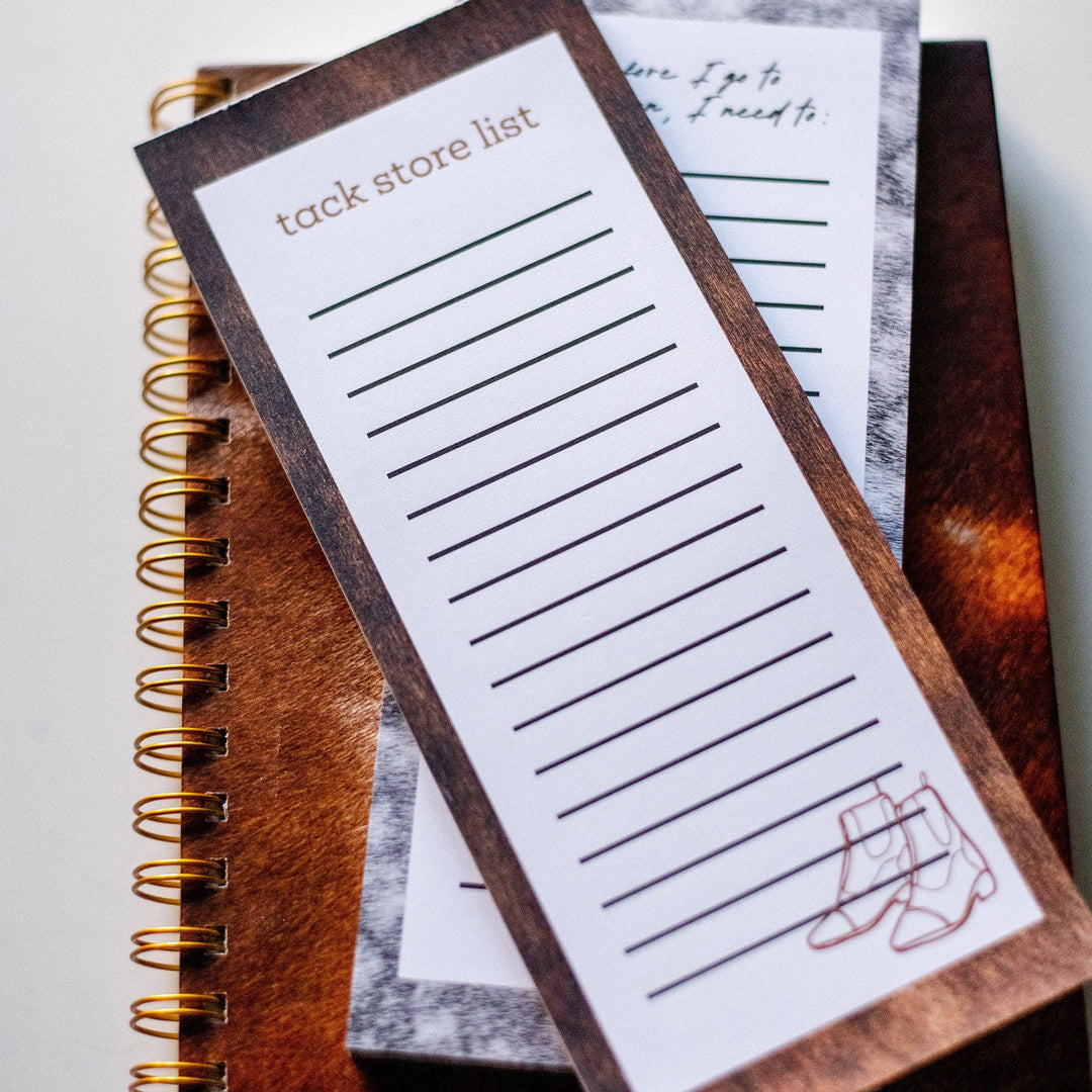 Tack Store List Notepad - In Gate Goods