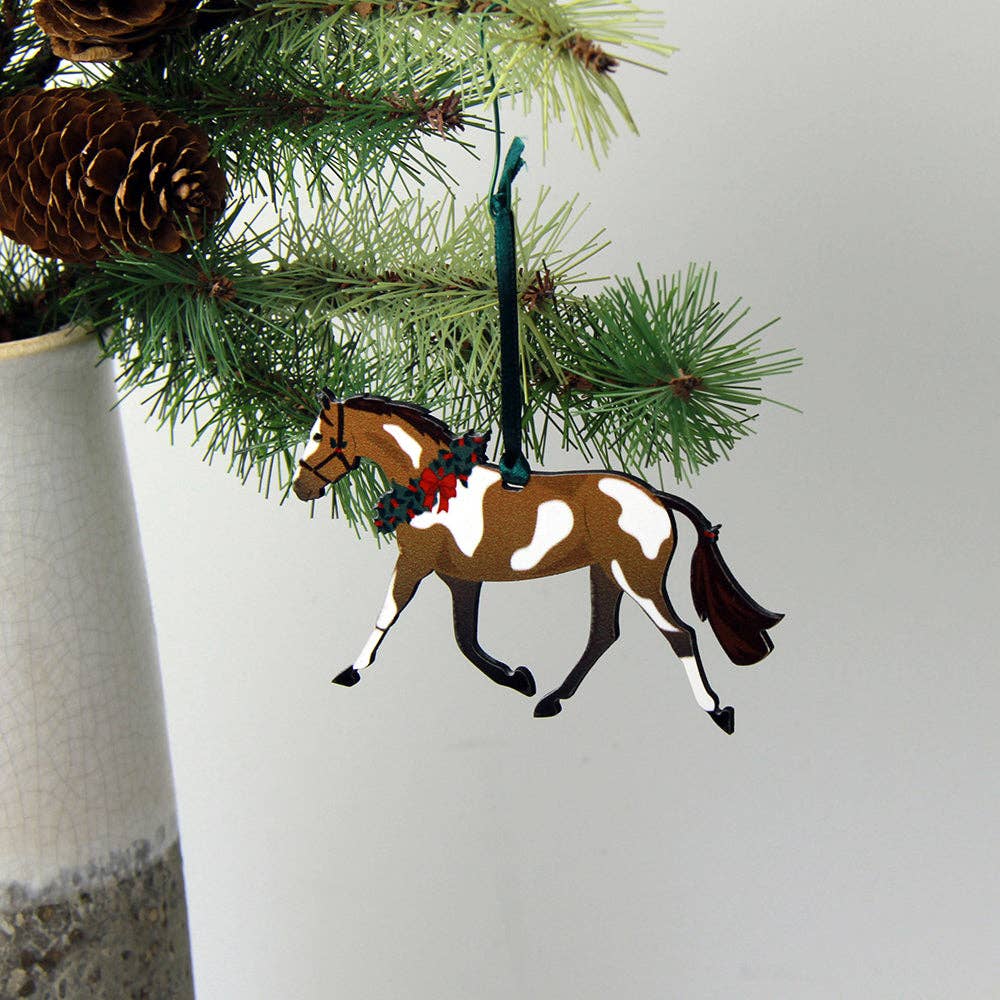 Hunt Seat Paper Co. - Pinto Pony Ornament