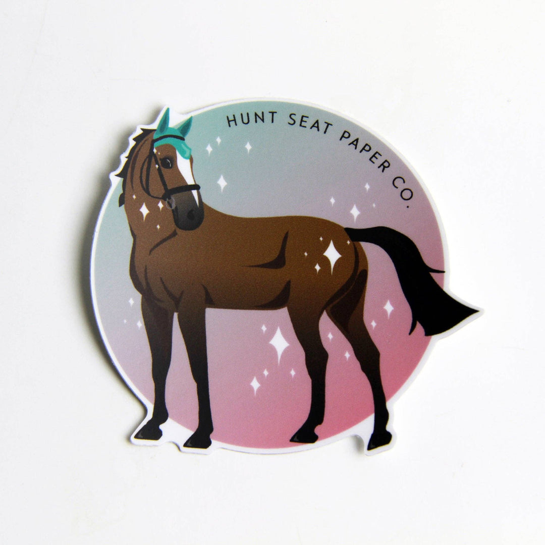 Hunt Seat Paper Co. - Magical Pony Sticker - Gifts for Horse Lovers Horse Sticker
