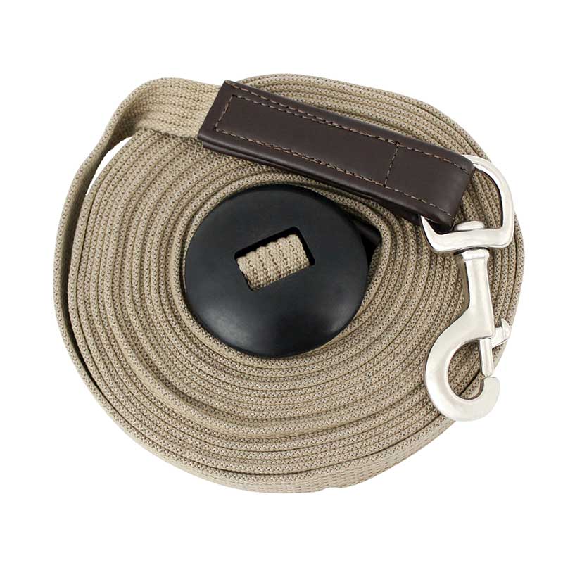 Partrade Heavy Duty Lunge Line With Rubber Stopper