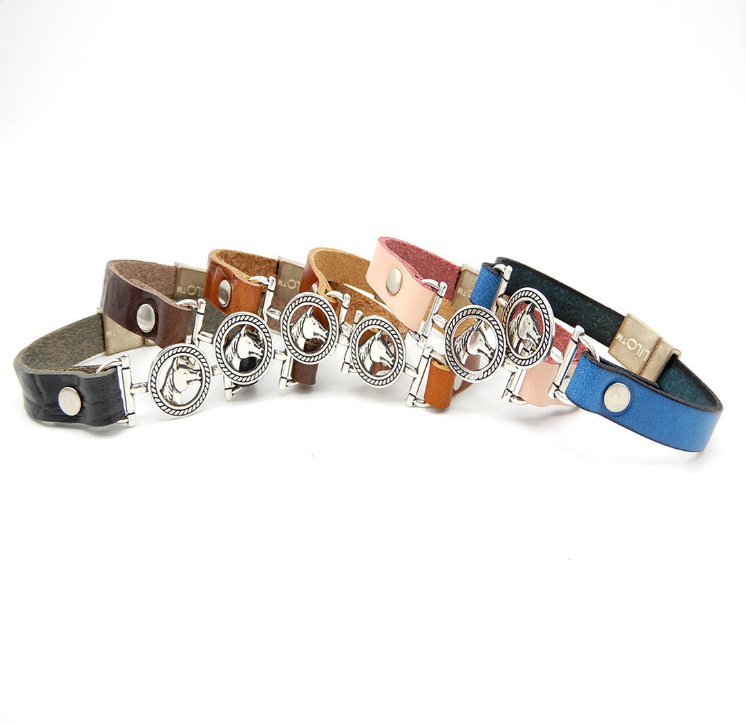 Lilo Collections Lucas Bit Horse Circle Bracelet