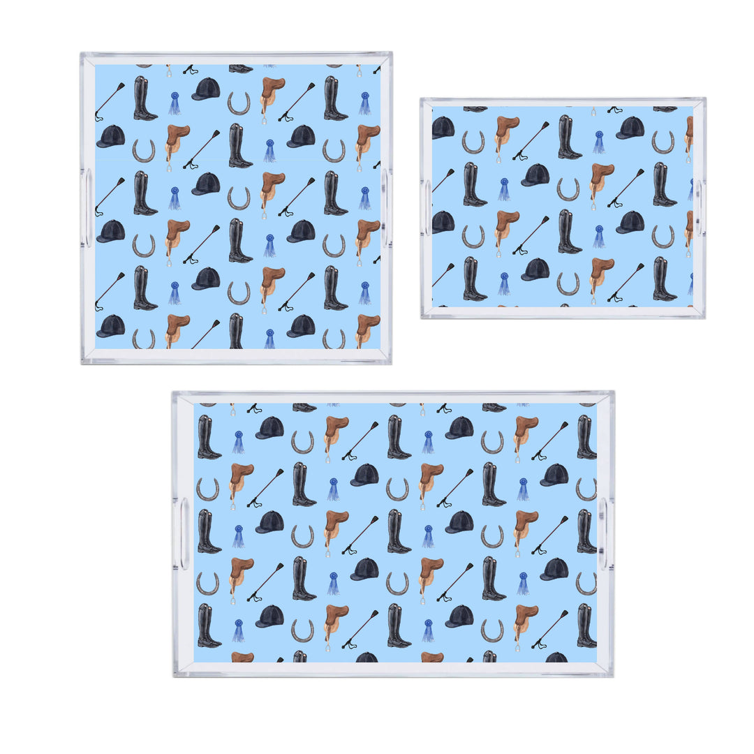 The Muddy Dog - Acrylic Tray Reversible Blue Ribbon