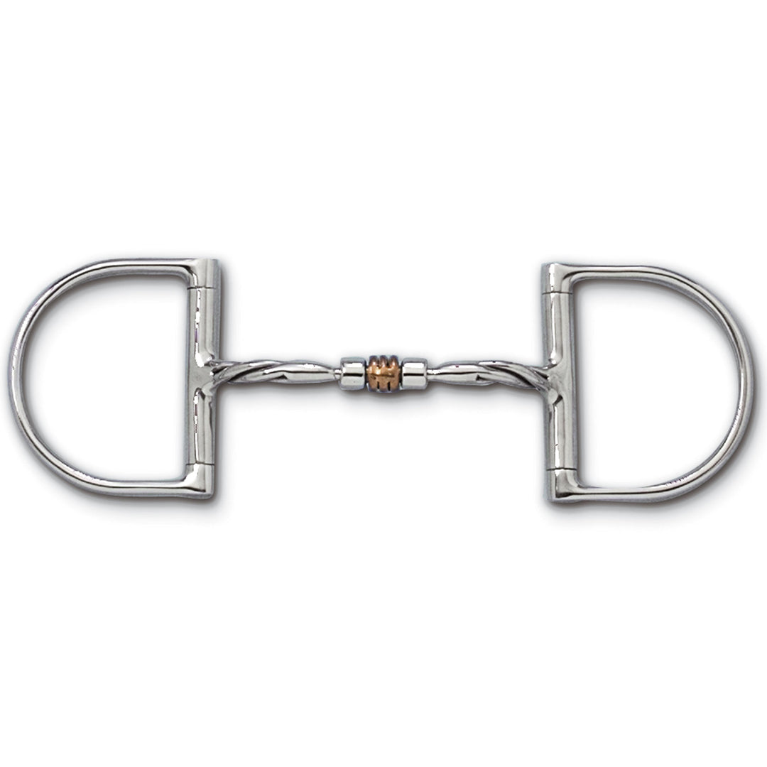 Myler D Twisted Comfort Snaffle Copper Roller MB 03