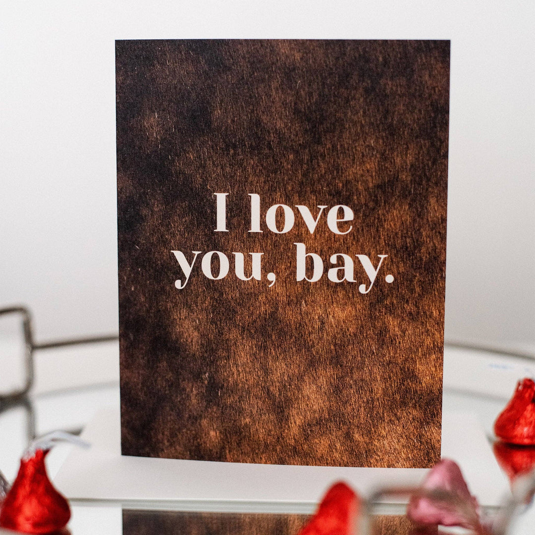 I Love You, Bay Folded Card - In Gate Goods