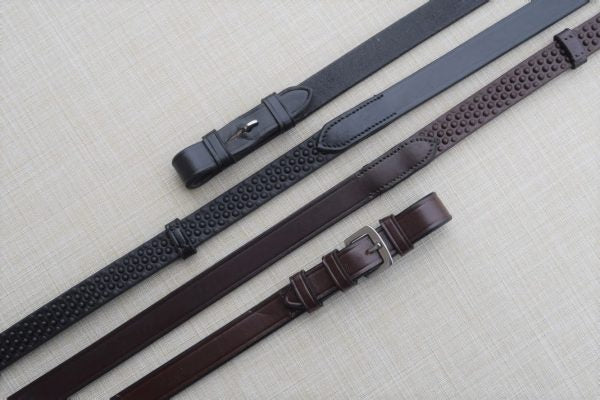 Black Oak 3/4″ Pebble Grip Reins W/ Stops