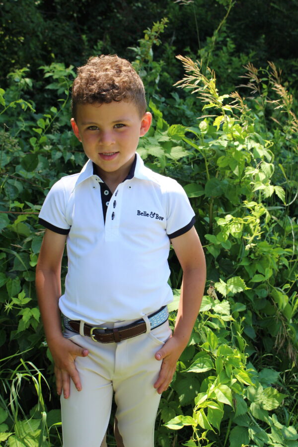 Belle & Bow Boys Polo