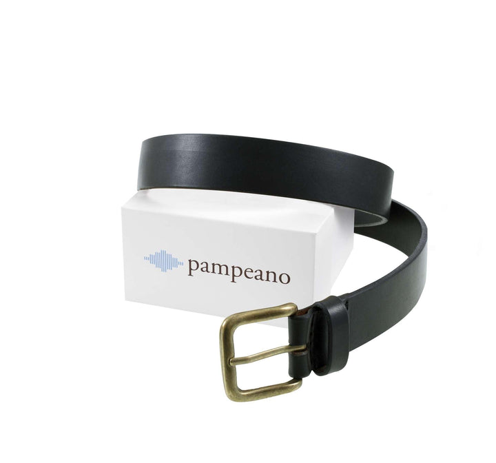 Pampeano Nieto Plain Black Belt