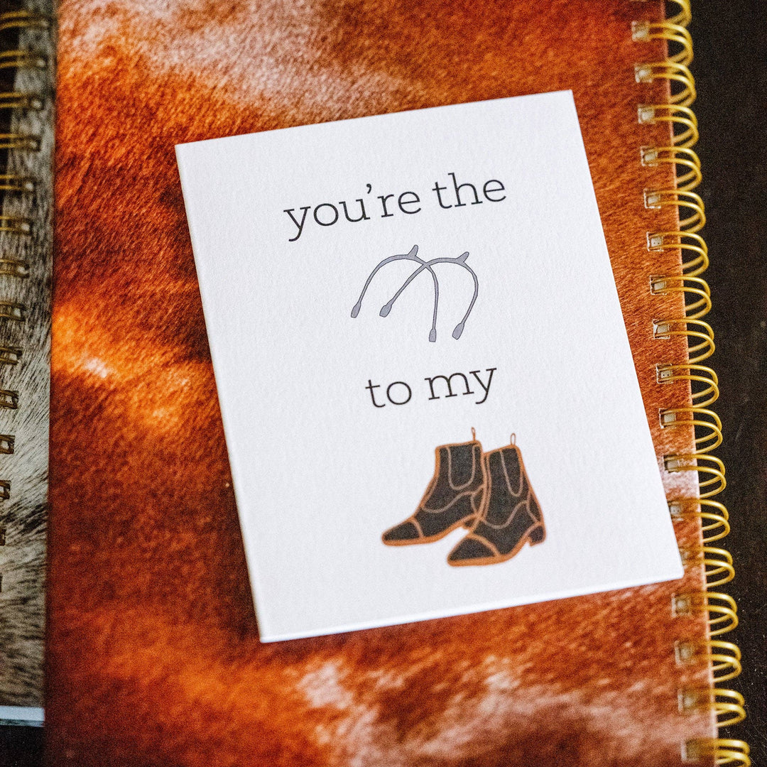 Spur to My Boot Greeting Card - In Gate Goods