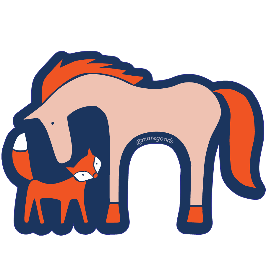 Mare Modern Goods - Foxy Sticker