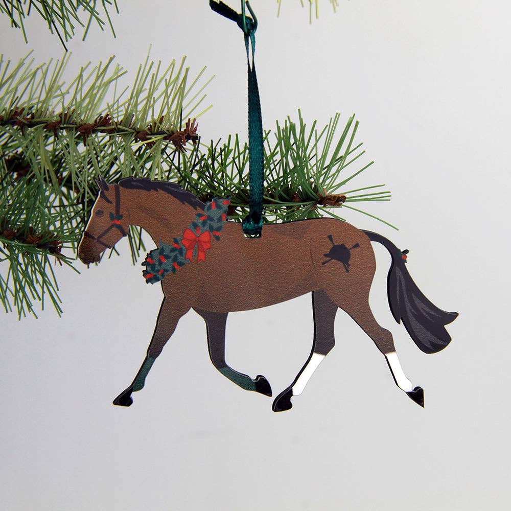 Hunt Seat Paper Co. - Bay Pony Ornament