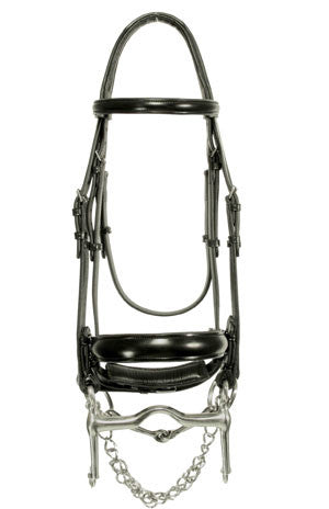 Red Barn Capriole Weymouth Dressage Bridle - The Tack Shop of Lexington