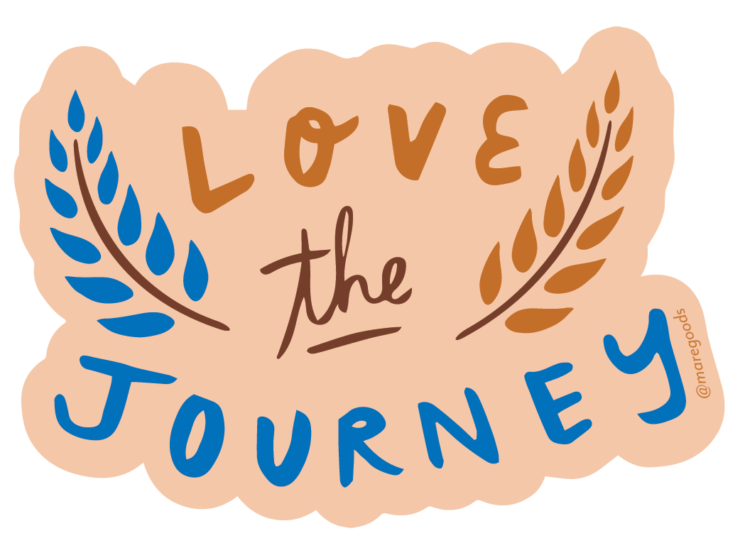 Mare Modern Goods - Love the Journey Sticker