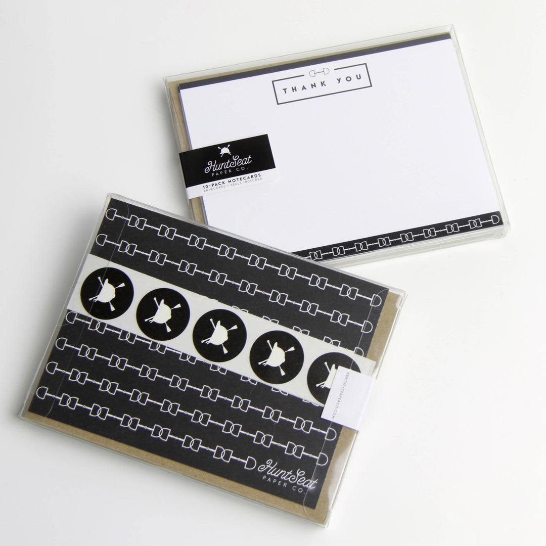Hunt Seat Paper Co. - Thank You Notecards Equestrian Horse - 10 Pack Box Set