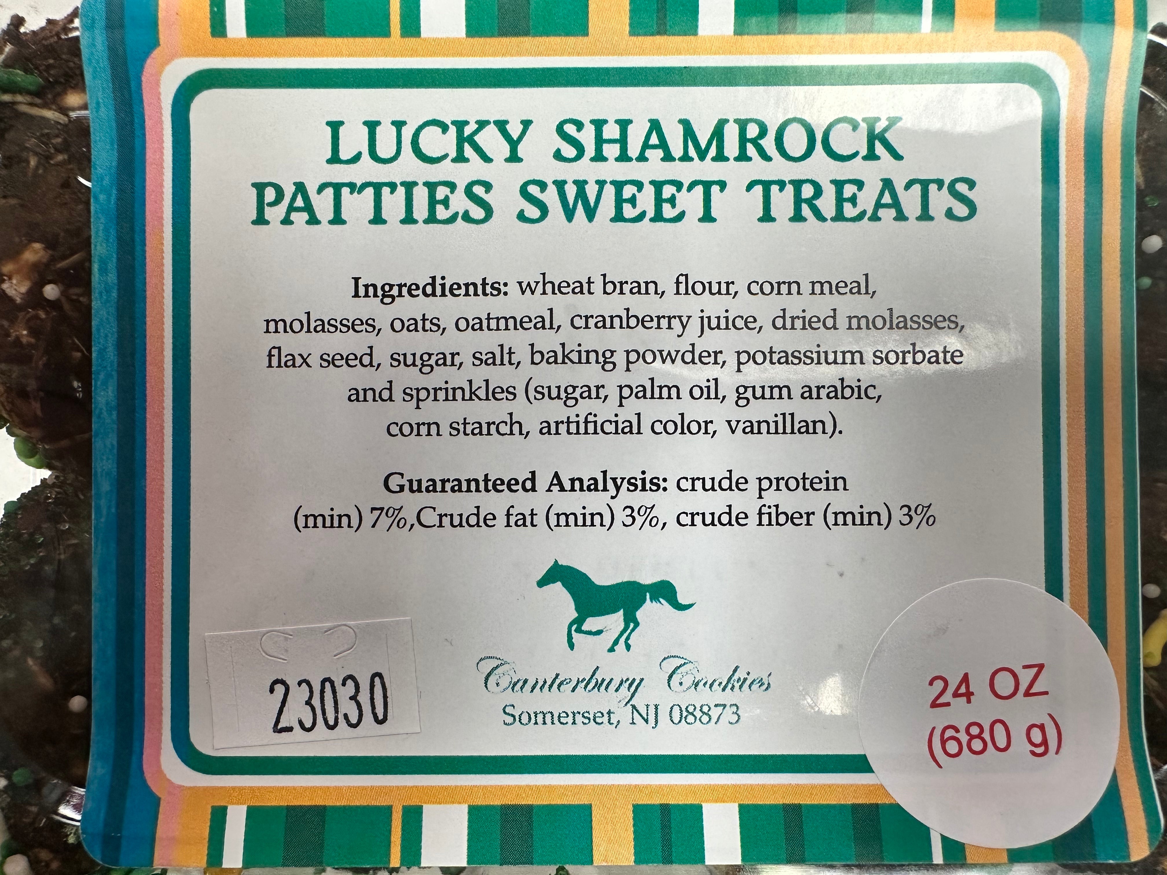 Shamrock Patties Horse Treats