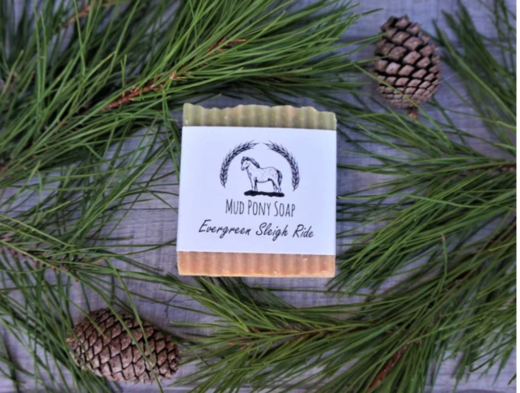 Mud Pony Soap Evergreen Sleigh Ride