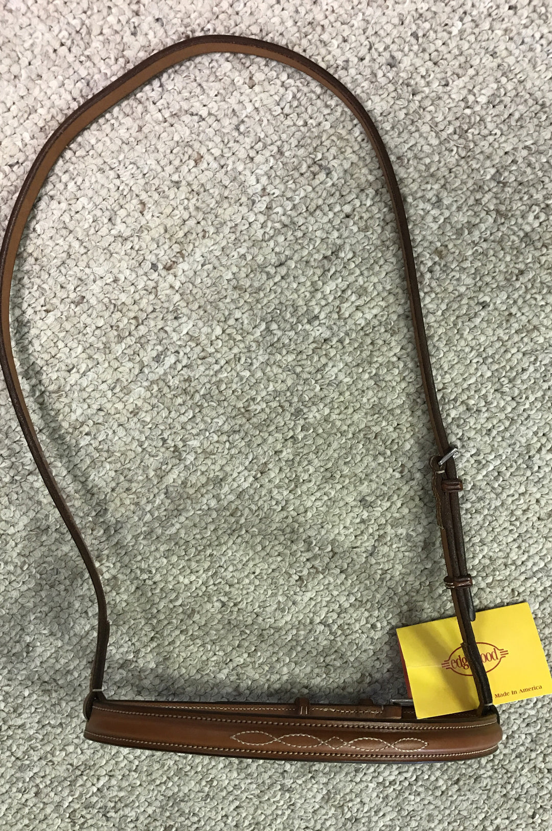 Edgewood Raised Fancy Stitched 3/4" Noseband