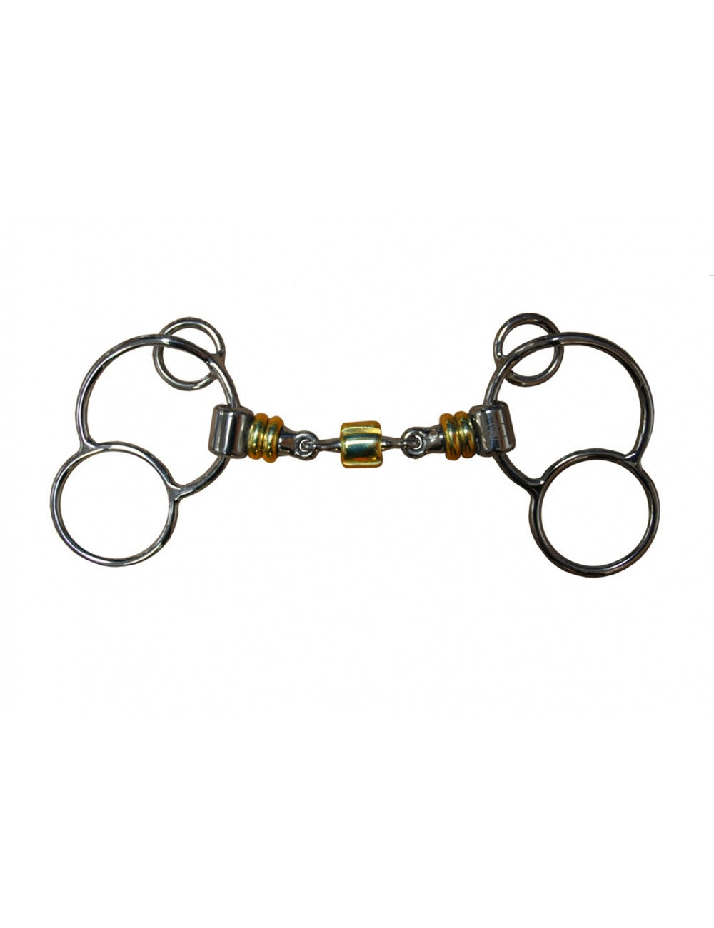 Jump'In - German 3 Ring Bit with Rollers