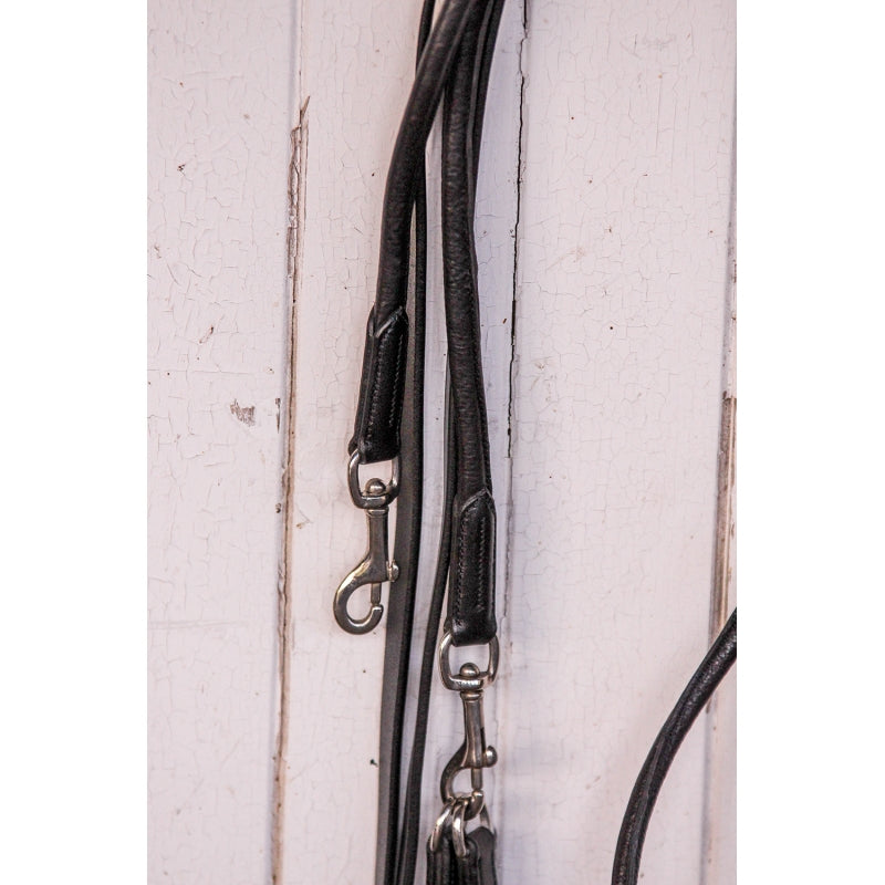 Penelope Round Leather Draw Reins