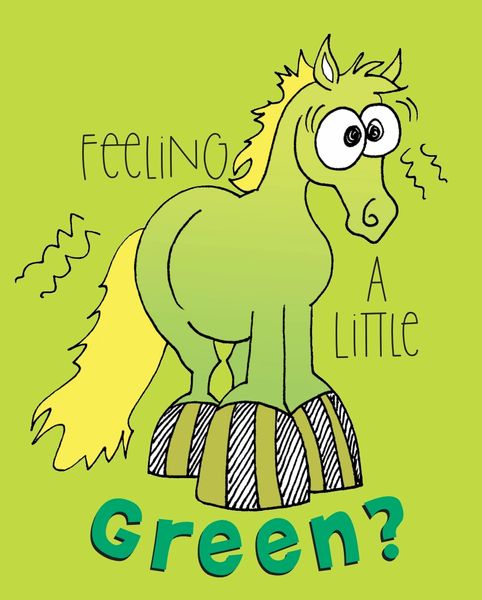 Get Well Card: Feeling a little green?