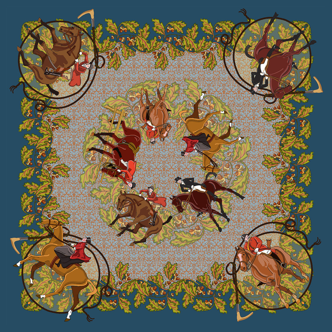 Designs by Dagmar Skyblue Hunt Scarf