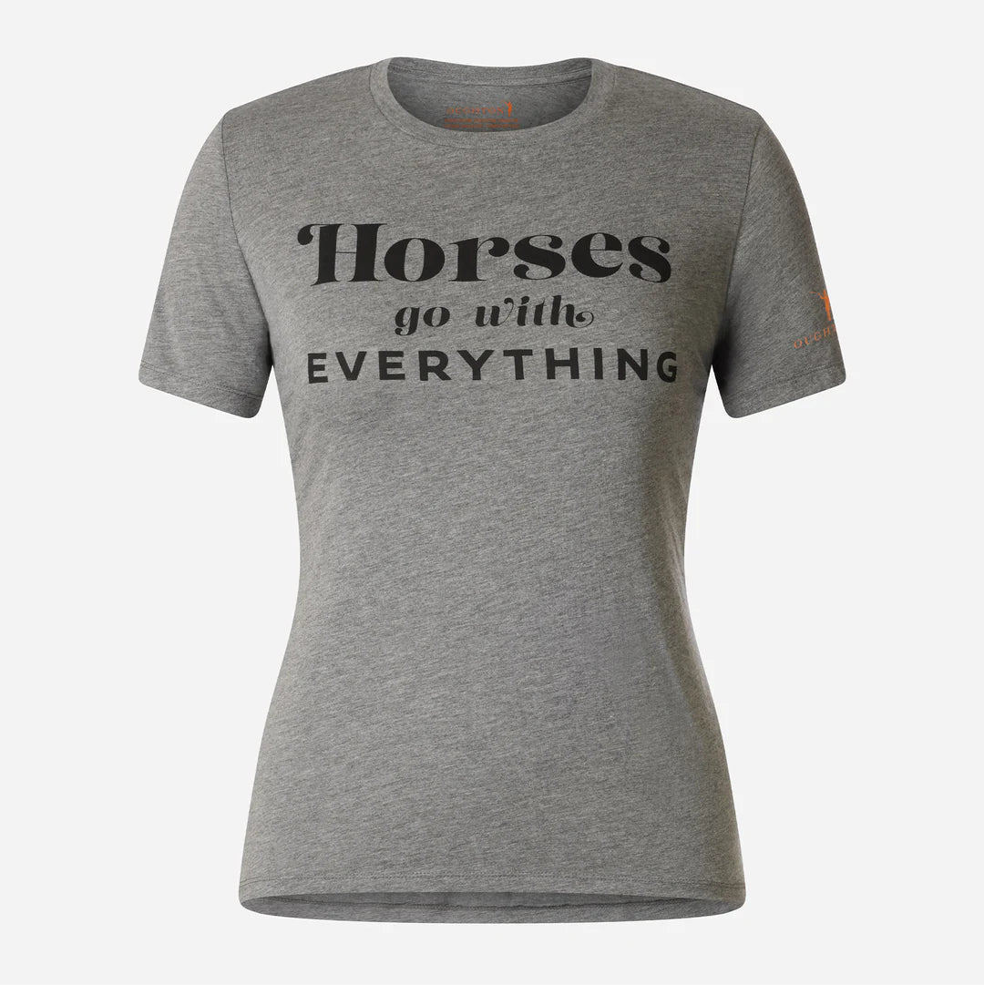 Oughton Horses Go with Everything Tee