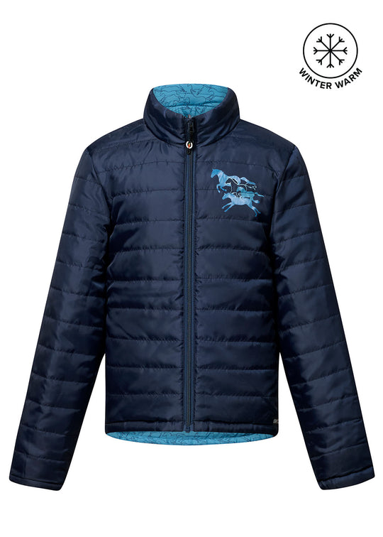 Kerrits Kids Round Up Reversible Quilted Jacket '24