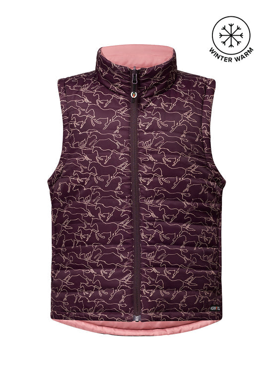 Kerrits Kids Round Up Reversible Quilted Riding Vest '24