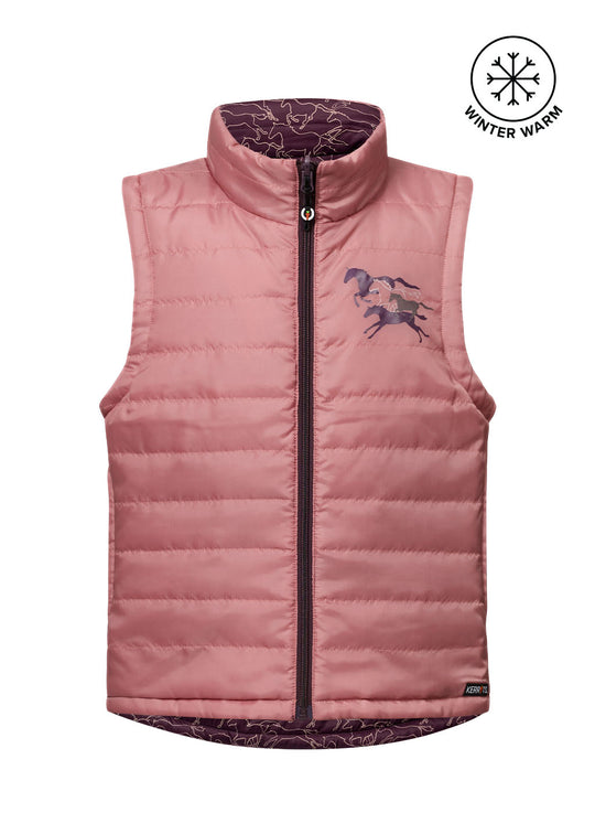 Kerrits Kids Round Up Reversible Quilted Riding Vest '24