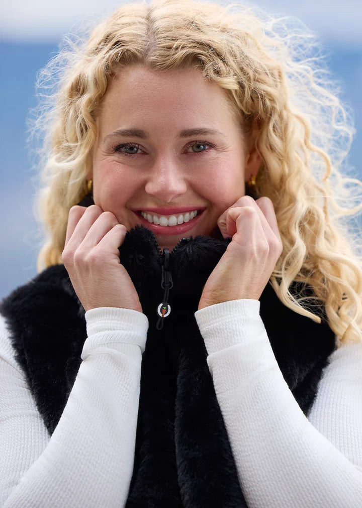 Kerrits Skyline Houndstooth Reversible Puffer Vest