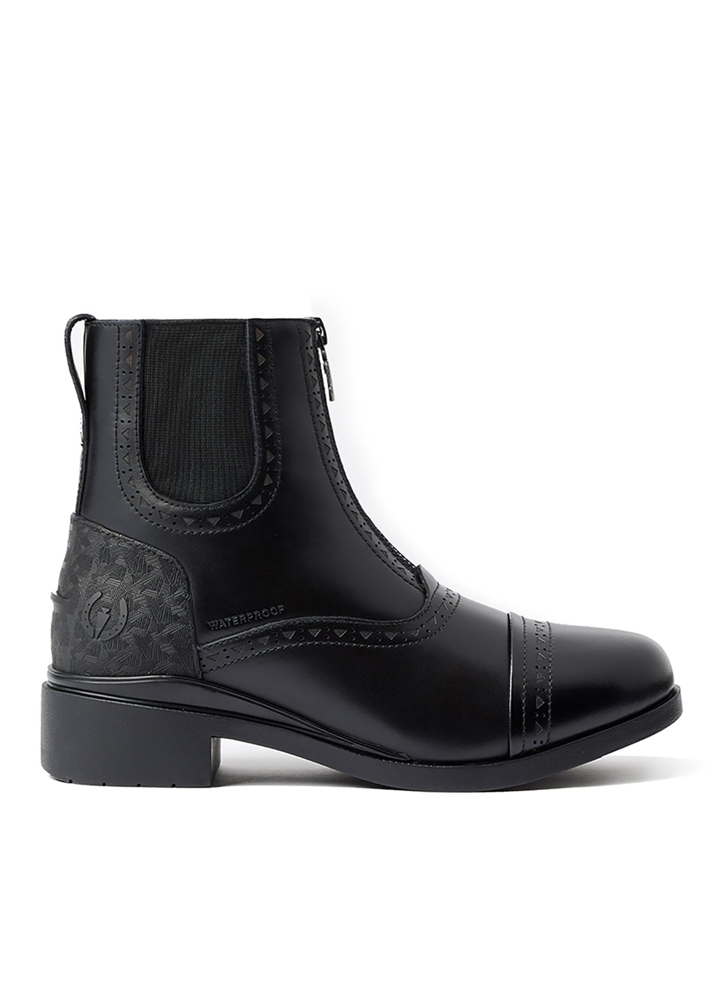 ILM Bottes de moto en cuir pour homme et femme avec fermeture éclair latérale - Chaussures de ILM Bottes de moto en cuir pour homme et femme avec fermeture éclair latérale - Chaussures de