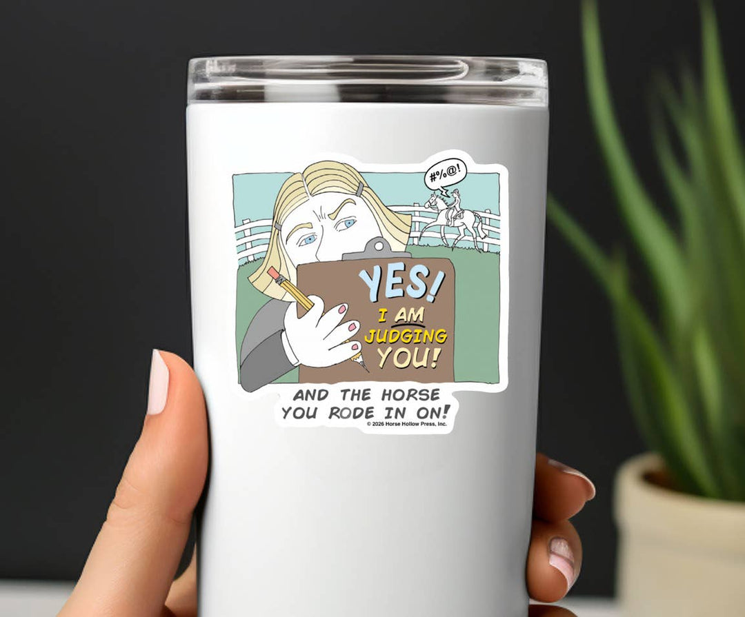Horse Hollow Press - Horse Sticker Waterproof 3" Yes I Am