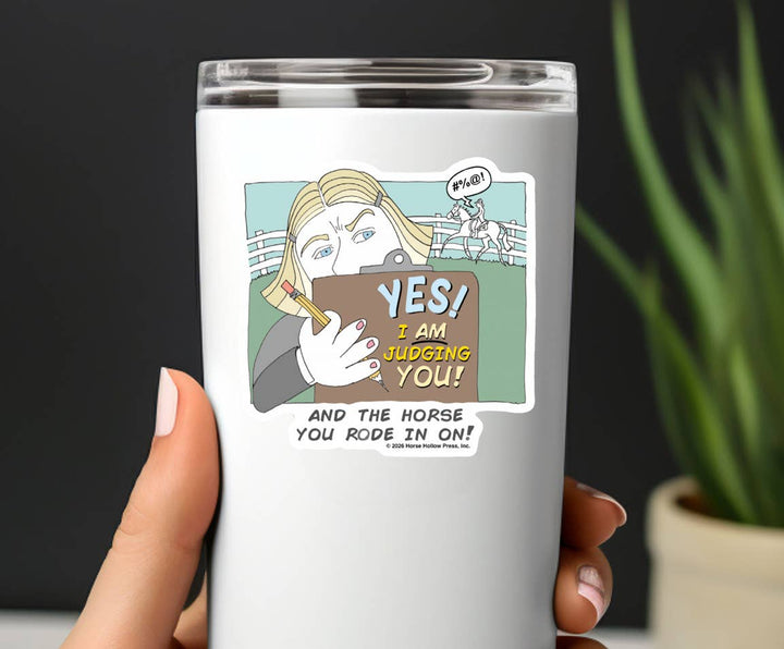 Horse Hollow Press - Horse Sticker Waterproof 3" Yes I Am