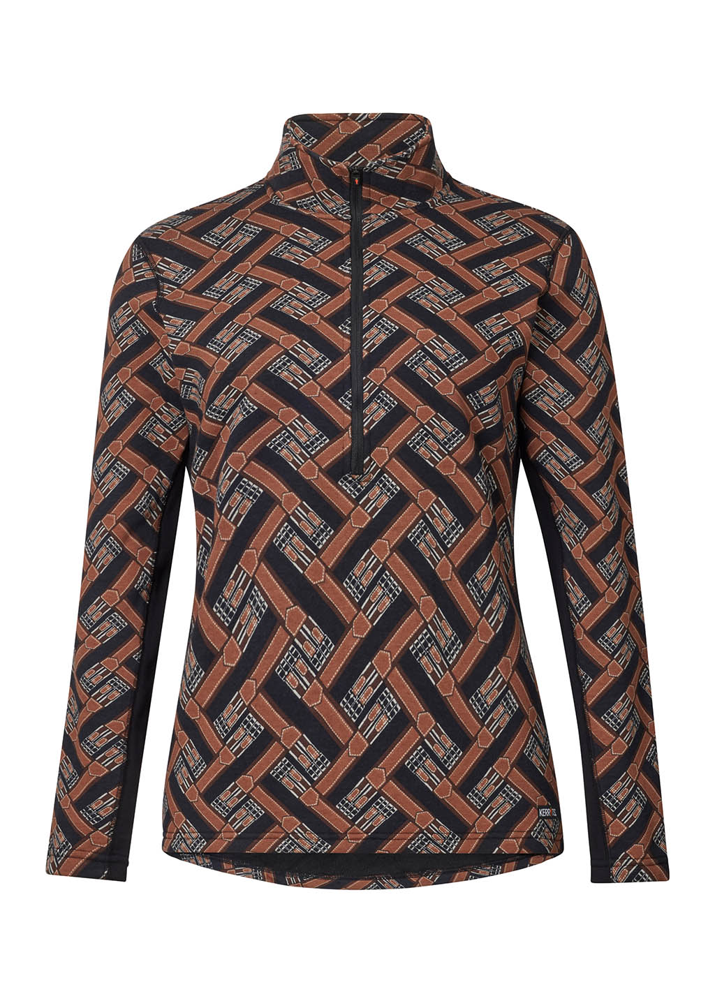 Kerrits Plush Printed Fleece Half Zip Top '24