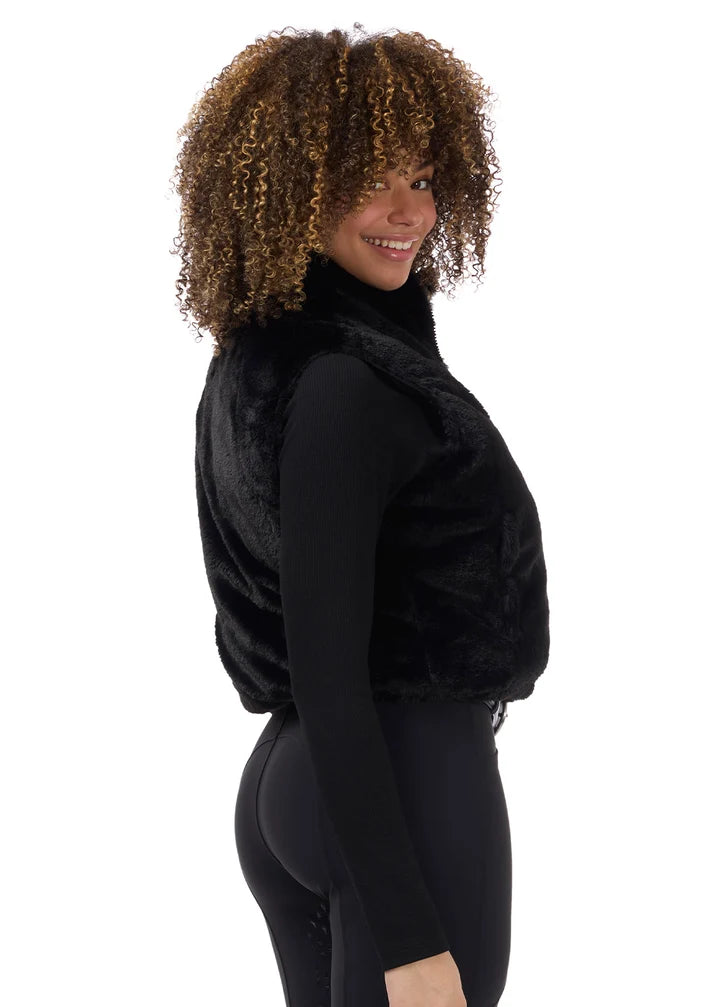 Kerrits Skyline Houndstooth Reversible Puffer Vest