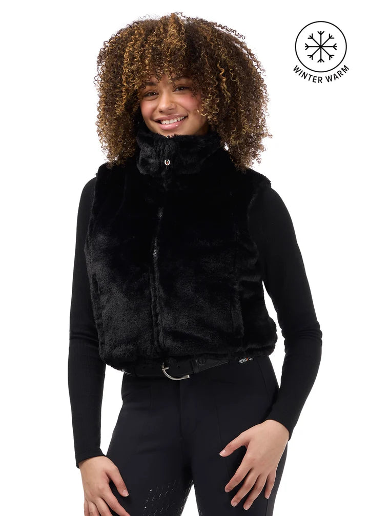 Kerrits Skyline Houndstooth Reversible Puffer Vest