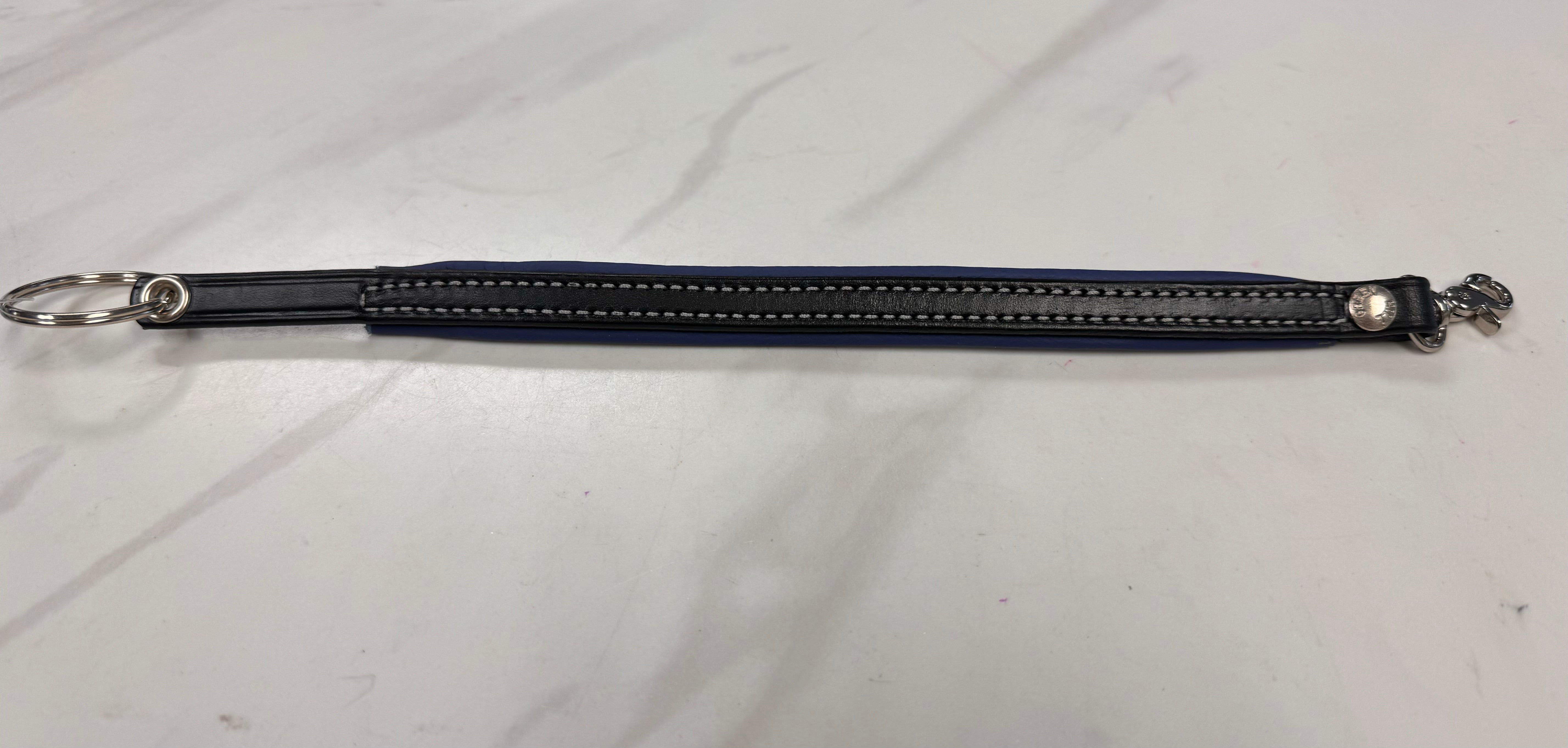 Padded Leather Keychain