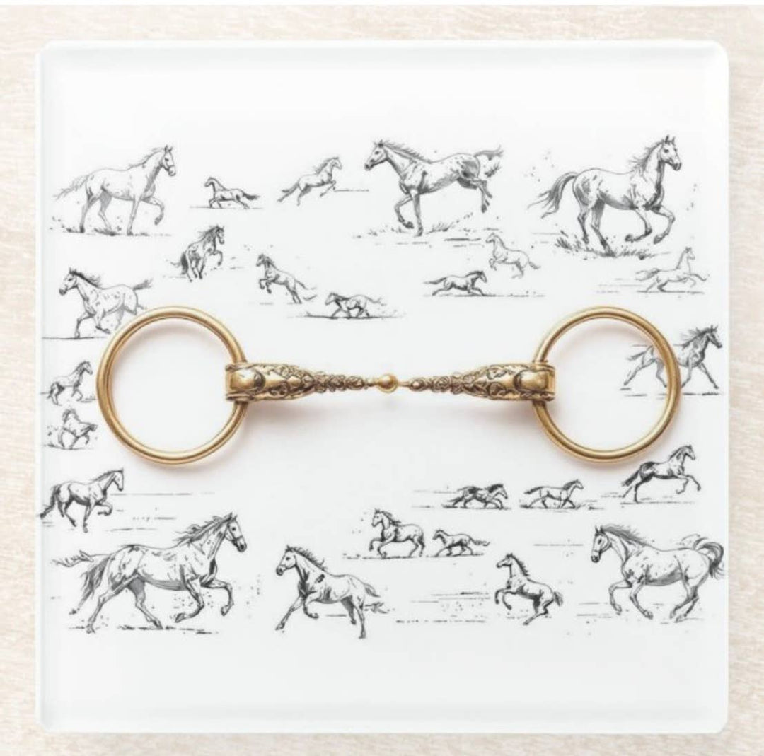 KRISTIN SMITH - Horse Bit Coaster Set of 4