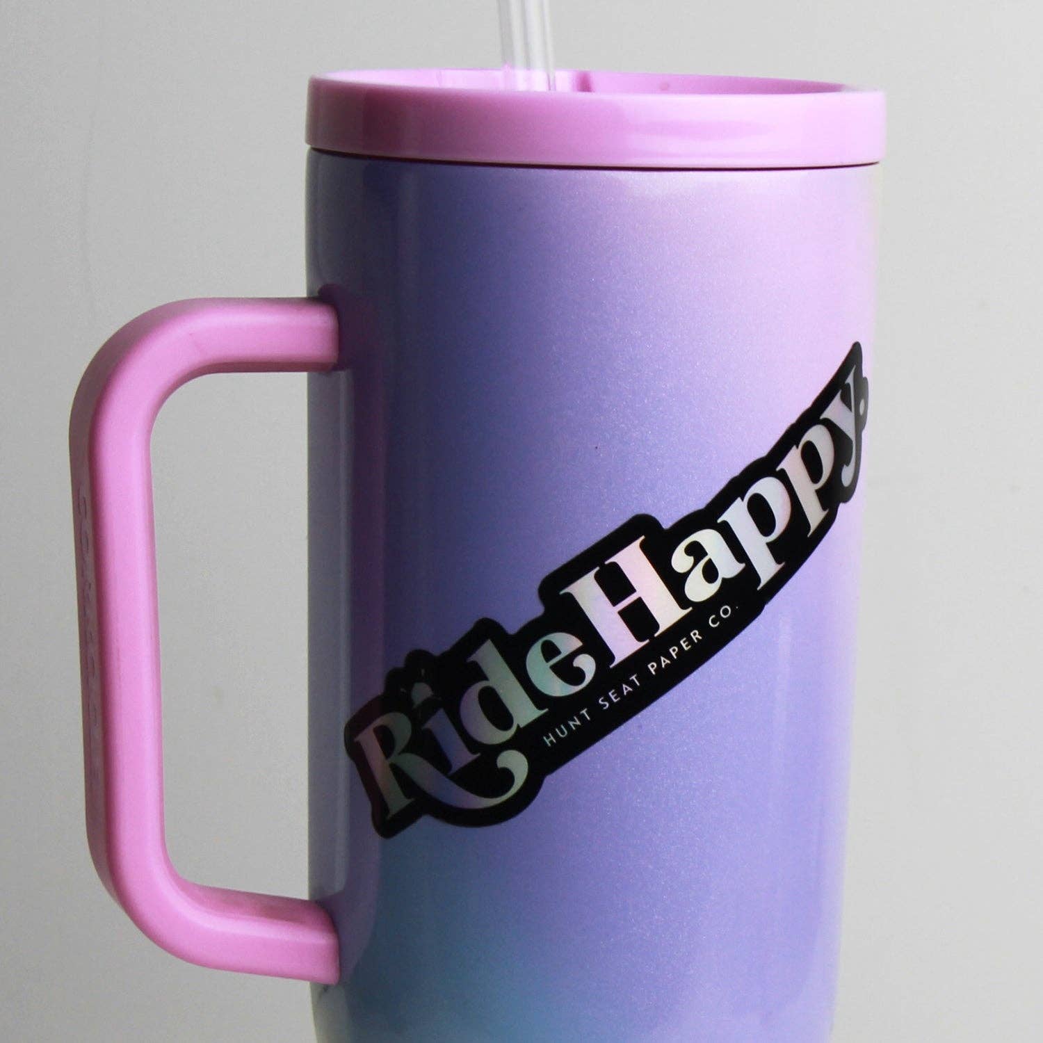 Hunt Seat Paper Co. - Ride Happy Holographic Sticker