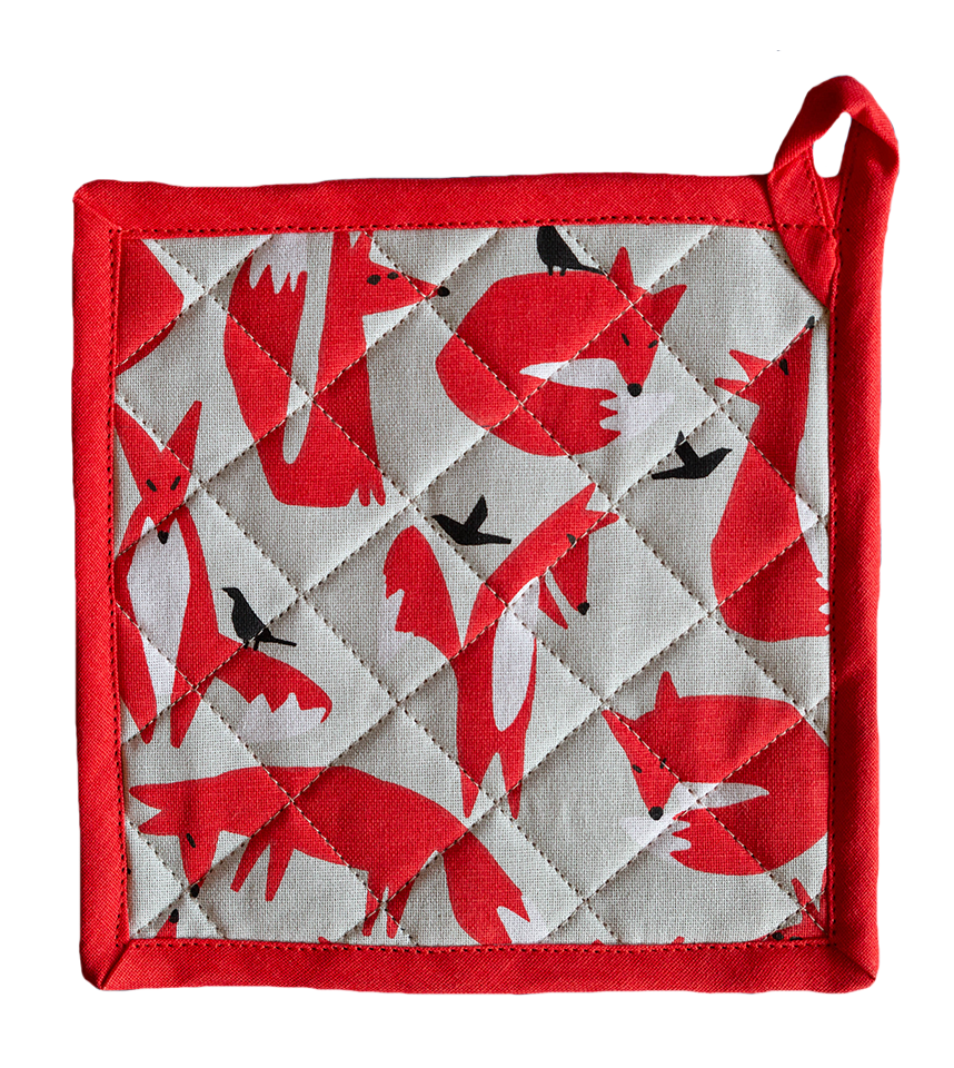 Allgifts Australia - Oven Glove & Pot Holder Set - Fox