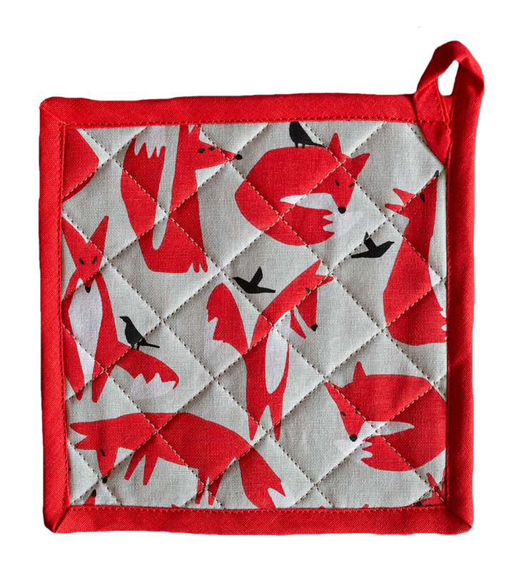 Allgifts Australia - Oven Glove & Pot Holder Set - Fox