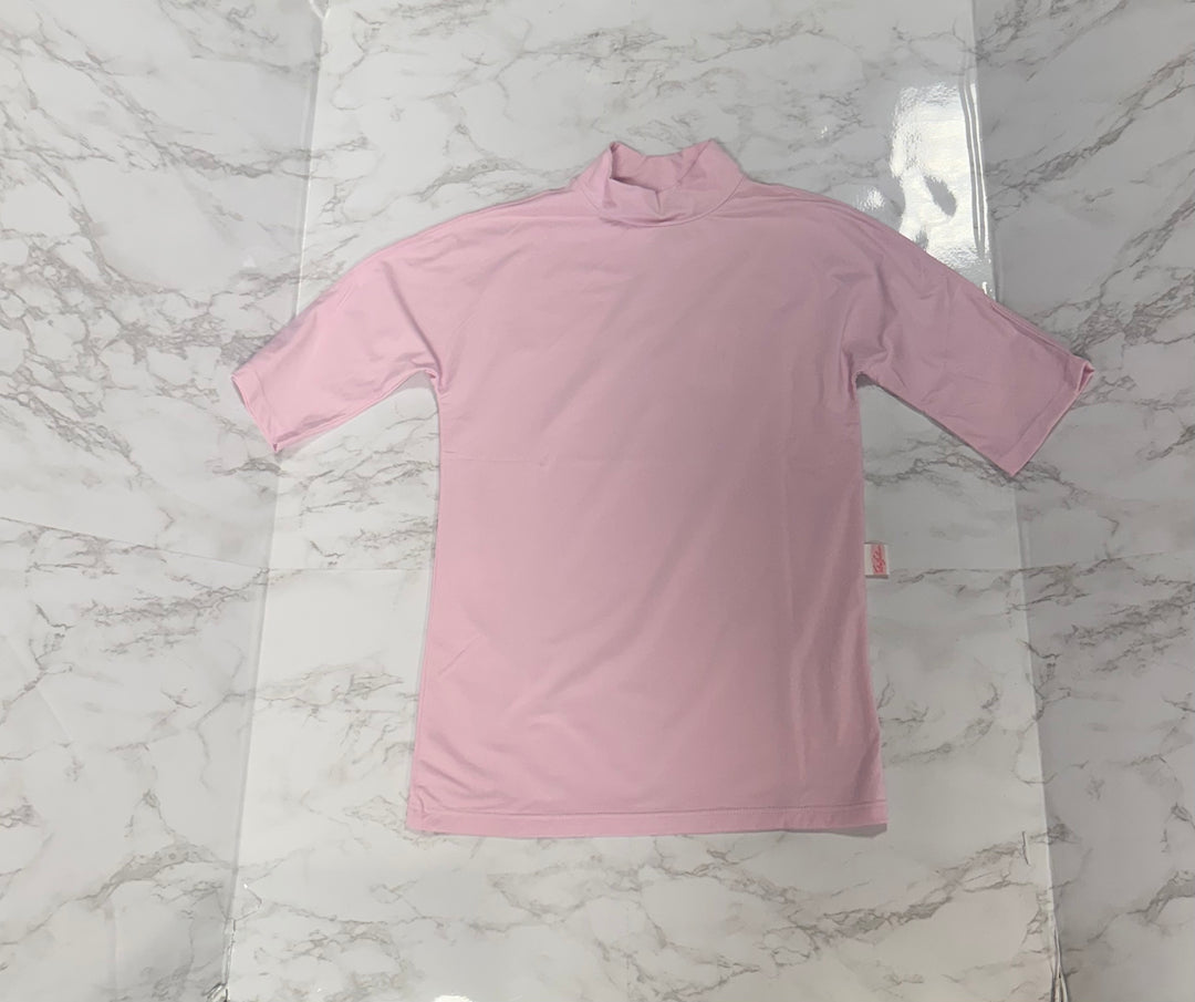 Tailored Sportsman Short Sleeve Mock Neck Sun Shirt