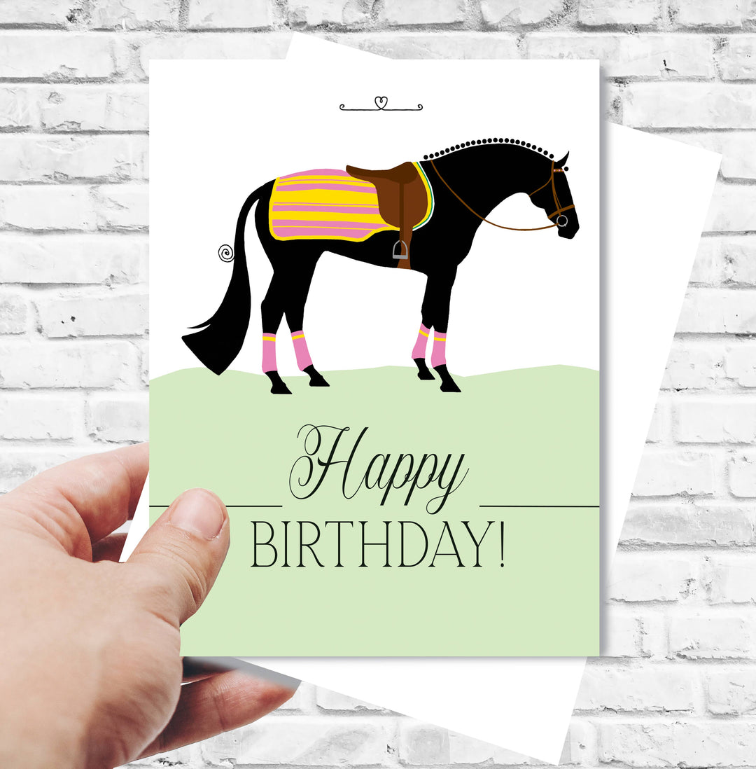 Horse Hollow Press  Horse Birthday Card Show Horse
