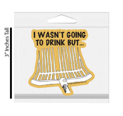 Horse Hollow Press - Horse Sticker Waterproof 3" Drinking