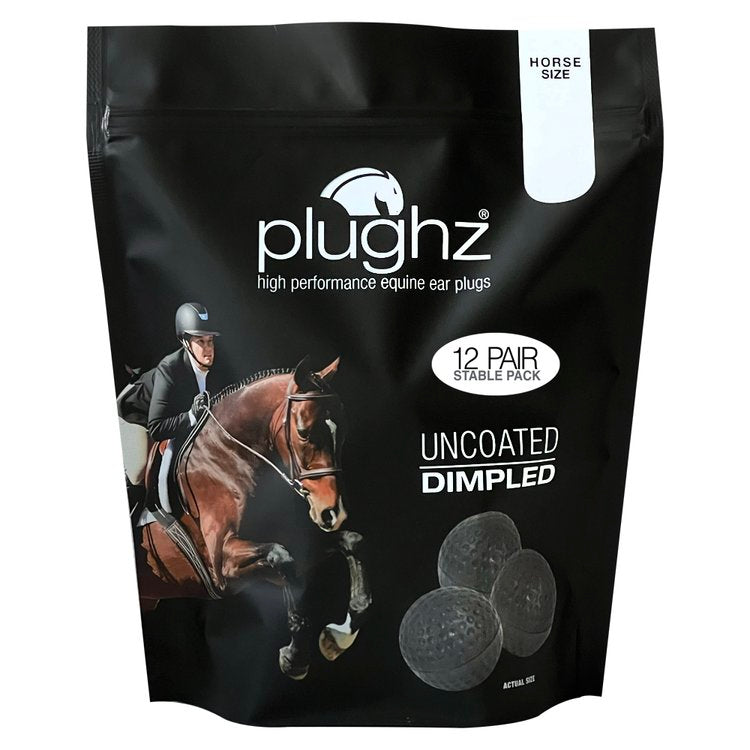 Plughz Uncoated Dimpled Ear Plugs