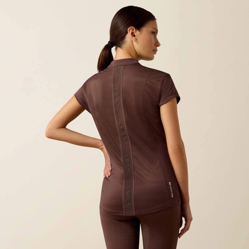 Ariat Women's Breathe SS 1/2 Zip Baselayer