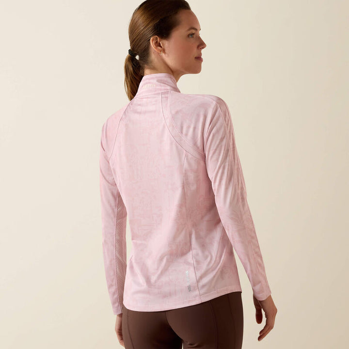Ariat Women's Sunstopper 3.0 1/4 Zip Baselayer Print '26