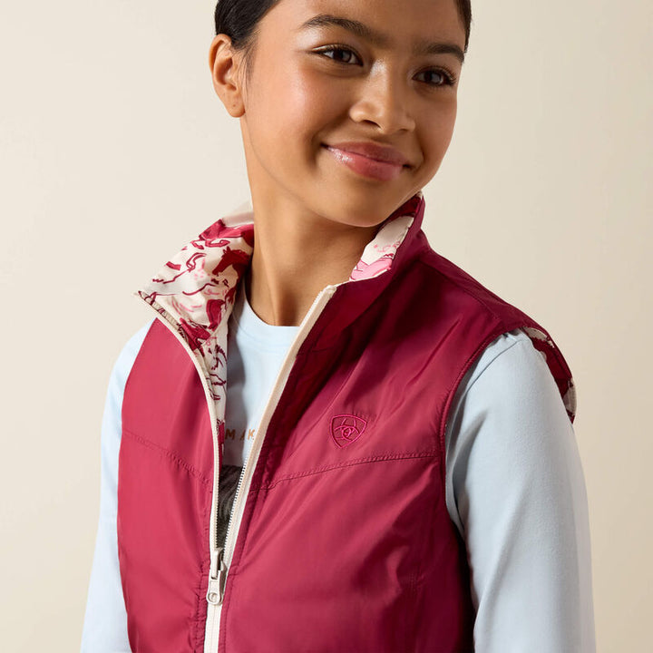 Ariat Girls Bella Reversible Insulated Vest '26