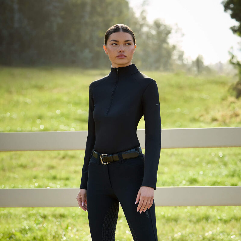 Ariat Avail 1/2 Zip Baselayer Black