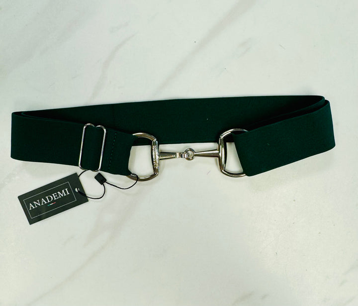 Anademi Silver Bit Stretch Belt