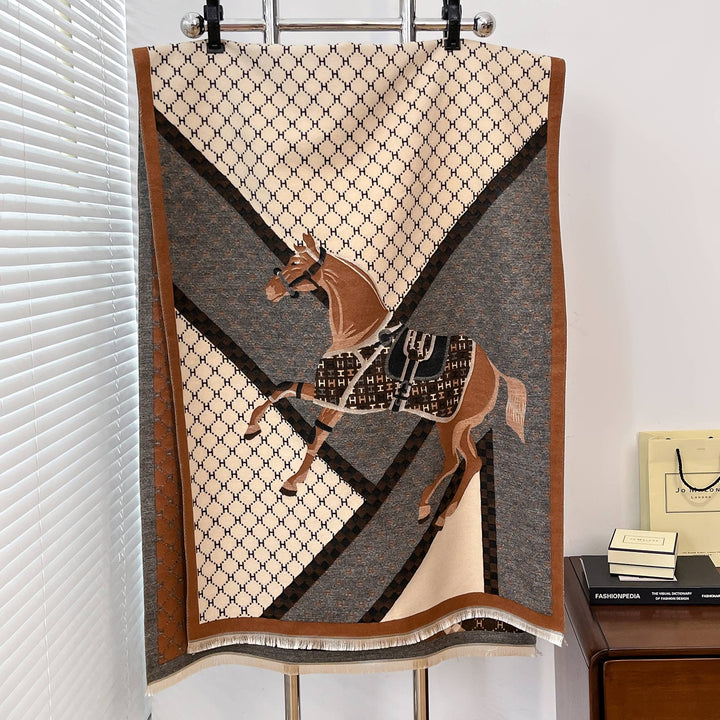 Winding River - Brown Giddy Up Reversible Wrap